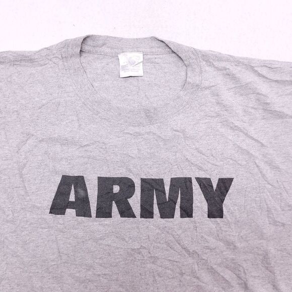 Army 7.62 Design Pullover Short Sleeve Graphic T Shirt Adult Mens Size 2XL Gray - Picture 1 of 12